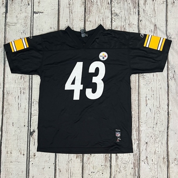 Boys Kids Troy Polamalu Pittsburgh Steelers NFL Football Sports Jersey - Picture 1 of 4